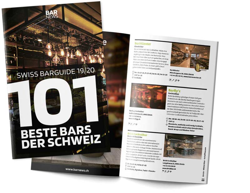 Swiss Barguide - les 101 meilleurs bars de Suisse